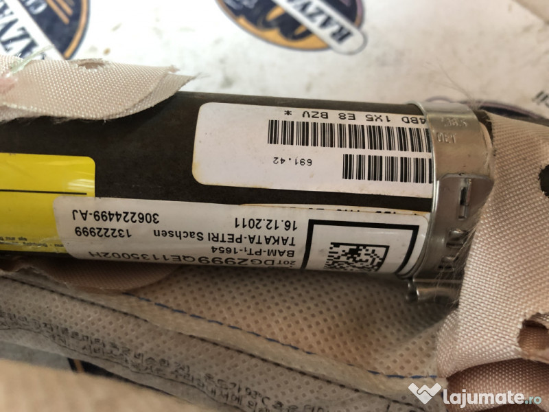 Airbag cortina dreapta Opel Insignia A 2011