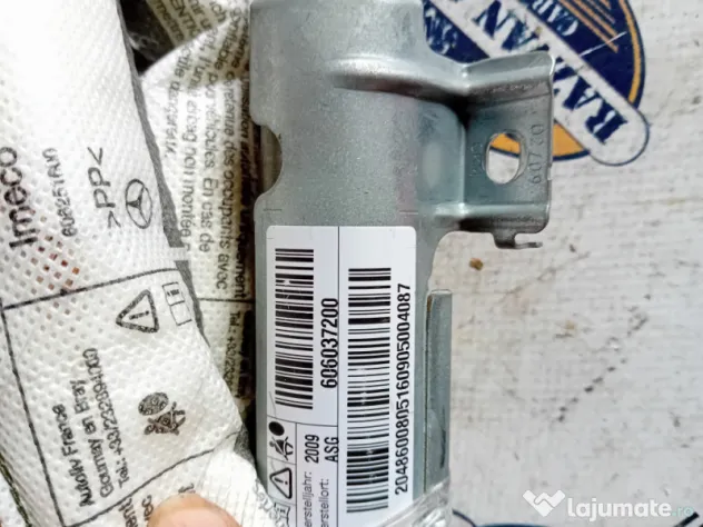 Airbag cortina dreapta Mercedes C-Class 2009