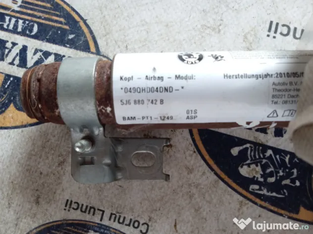 Airbag cortina dreapta Skoda Fabia 2 2010