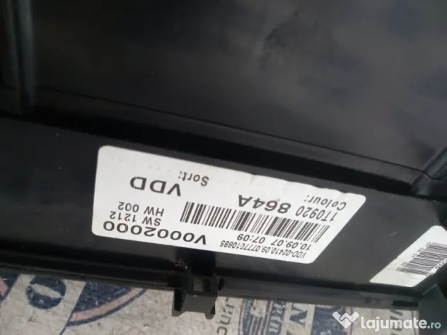 Ceasuri Bord UK Volkswagen Touran 1.9 Motorina 2008