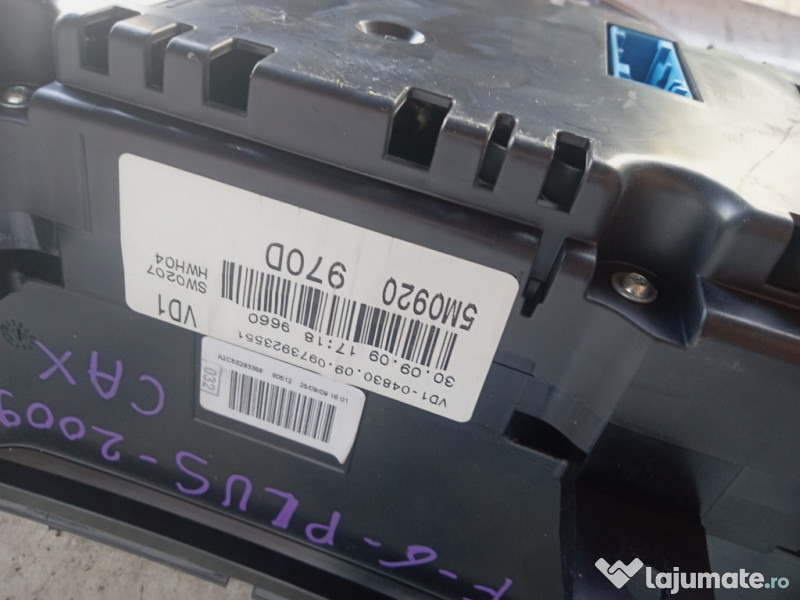 Ceasuri Bord UK Volkswagen Golf 6 Plus Benzina 2009