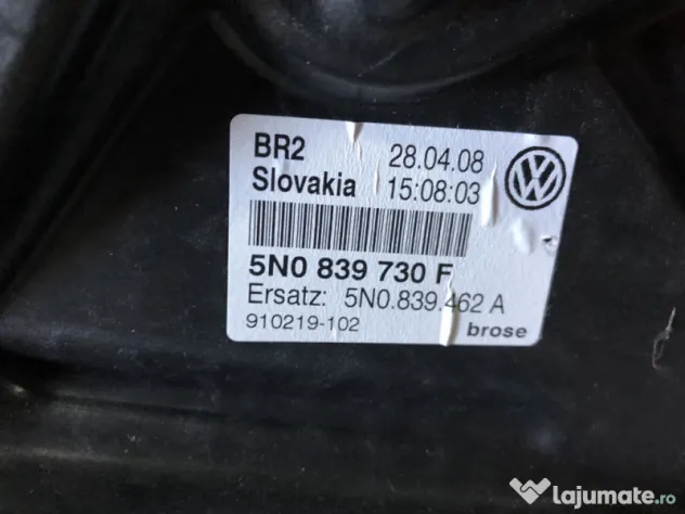 Macara geam dreapta spate Volkswagen Tiguan 2008
