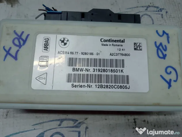 Modul airbag BMW 5GT (F07) 2013