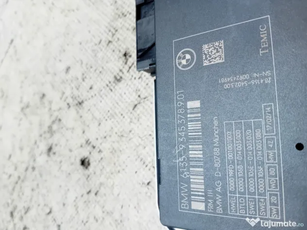 Calculator confort BMW X4 F26 2.0 Motorina 2014