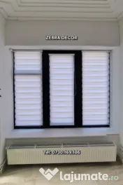 Jaluzele Zebra Zi Noapte la Comanda Exact pe Dimensiunile Dvs. 