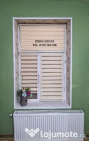 Jaluzele Zebra Zi Noapte la Comanda Exact pe Dimensiunile Dvs. 