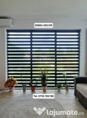 Jaluzele Zebra Zi Noapte la Comanda Exact pe Dimensiunile Dvs. 