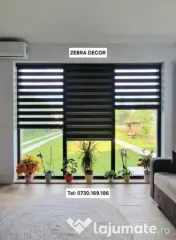 Jaluzele Zebra Zi Noapte la Comanda Exact pe Dimensiunile Dvs. 