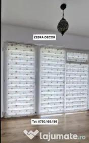 Jaluzele Zebra Zi Noapte la Comanda Exact pe Dimensiunile Dvs. 