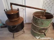 Cazan Țuica din cupru de 7 găleți jumate 