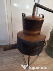 Cazan Țuica din cupru de 7 găleți jumate 