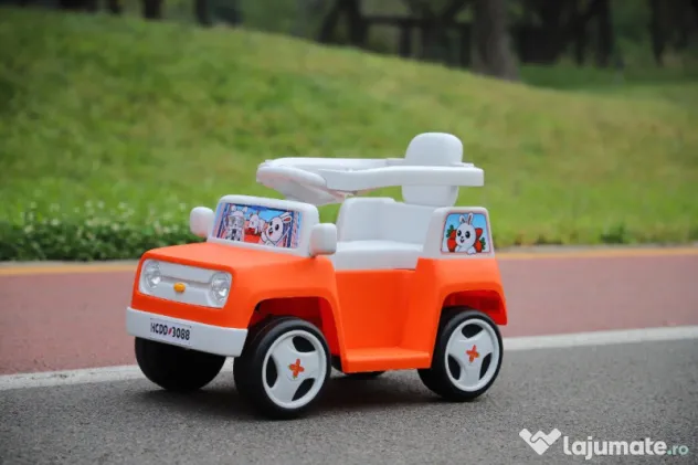 Masinuta 4 in 1 Kinderauto BJHC3088B 2x 30W 6V, RC si remorca