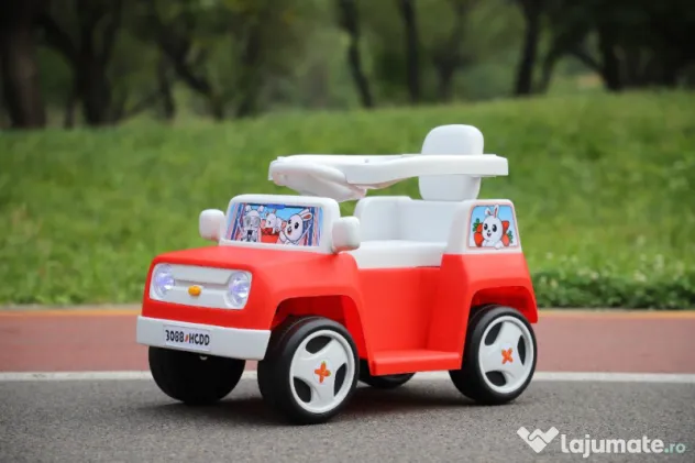 Masinuta 4 in 1 Kinderauto BJHC3088B 2x 30W 6V, RC si remorca
