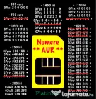 Numere Aur Gold Vip Numar Platinum Cartela