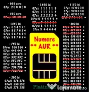 Numere Aur Gold Vip Numar Platinum Cartela