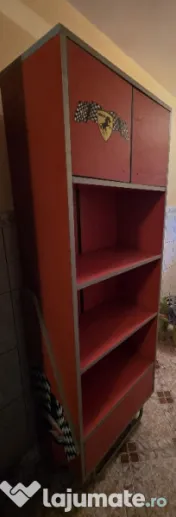 Dormitor Copii Formula 1 din MDF format din 5 corpuri