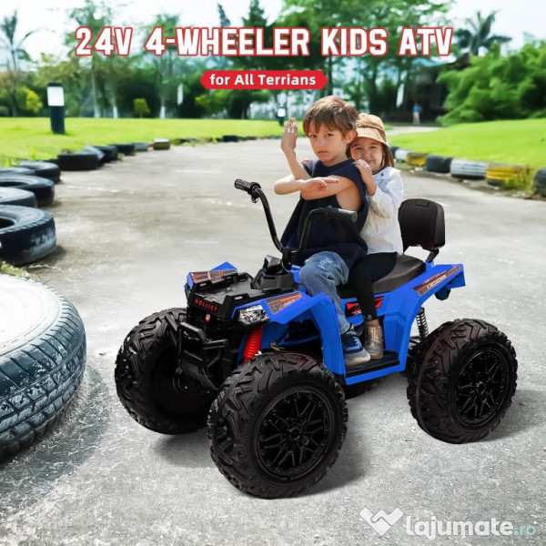 ATV electric Kinderauto MonsterQuad, 4x 100W, 24V 14Ah,