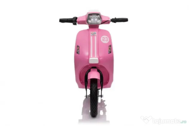 Scuter electric Kinderauto Retro, 350W, 24V 10Ah, roti gonflabile