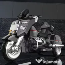 Motocicleta electrica Chopper Royce 2x 40W 12V cu telecomanda Black