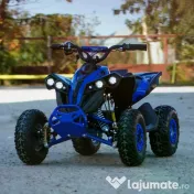 ATV electric Kinder Eco Wolf XXL 1200W 48V cu 3 viteza 6 inch blue