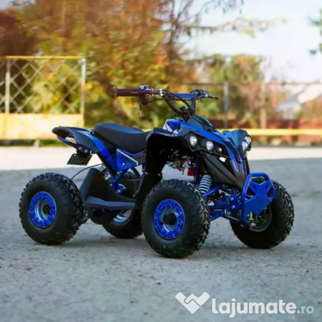 ATV electric Kinder Eco Wolf XXL 1200W 48V cu 3 viteza 6 inch blue