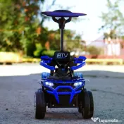 ATV electric cu maner 4 in 1, Kinderauto Hercules 35W 6V, RC #blue 