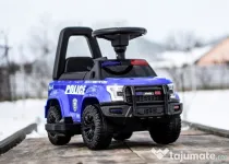 Masinuta 2 in 1 cu pedala elecrica Police QLS-993 30W Blue