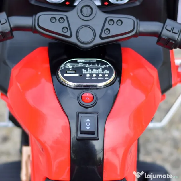 Motocicleta cu 3 roti, Kinderauto POLICE BJML5188 60W, 6V
