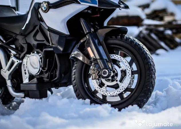 Motocicleta electrica de politie BMW F850 GS 90W 12V cu roti MOI