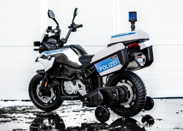 Motocicleta electrica de politie BMW F850 GS 90W 12V cu roti MOI