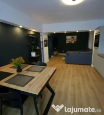 Apartament 2 camere, LUX, 58 mp, gradina 30 mp, Zona Teilor
