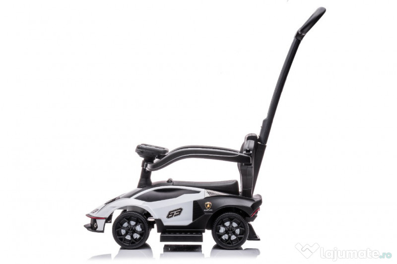 Masinuta premergator pt. copii 2 in 1, Lamborghini Essenza SCV12 White