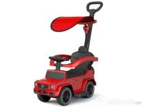 Masinuta premergator pt copii 2 in 1, Mercedes G350d cu parasolar #RED