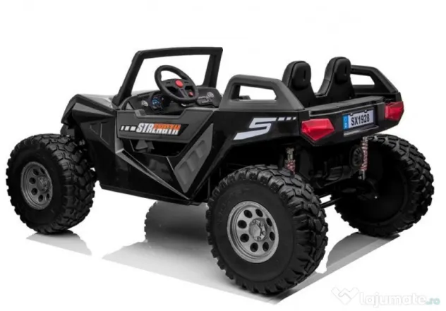 UTV electric cu 4 locuri, Kinderauto XXL Buggy 400W 24V 14Ah Black