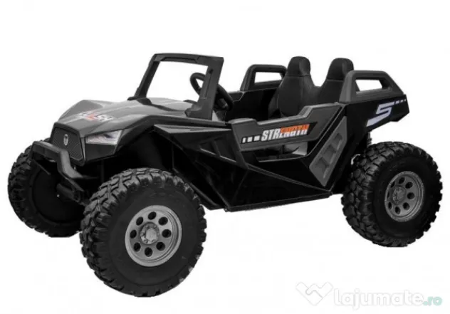 UTV electric cu 4 locuri, Kinderauto XXL Buggy 400W 24V 14Ah Black