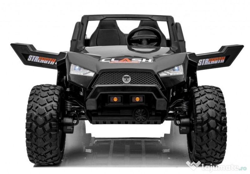 UTV electric cu 4 locuri, Kinderauto XXL Buggy 400W 24V 14Ah Black