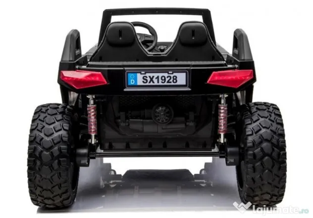 UTV electric cu 4 locuri, Kinderauto XXL Buggy 400W 24V 14Ah Black