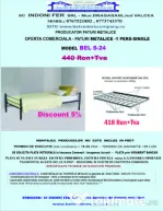 Pat metalic single-1 pers.-rezistent și durabil - Oferta Speciala!