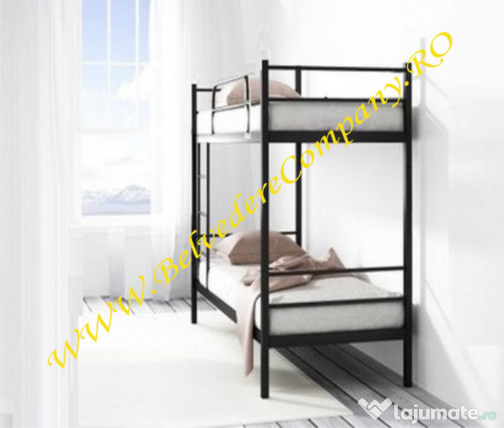 Paturi Metalice Etajate in stoc - livrare imediata!
