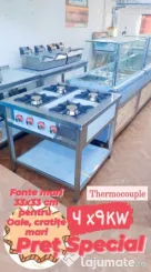 ARAGAZE alim. GAZ cu 2,3,4,6,8 FOCURI Mari -banc / pe suport