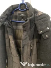 Geaca iarna bărbați NEXT, mărime S/M, cu glugă