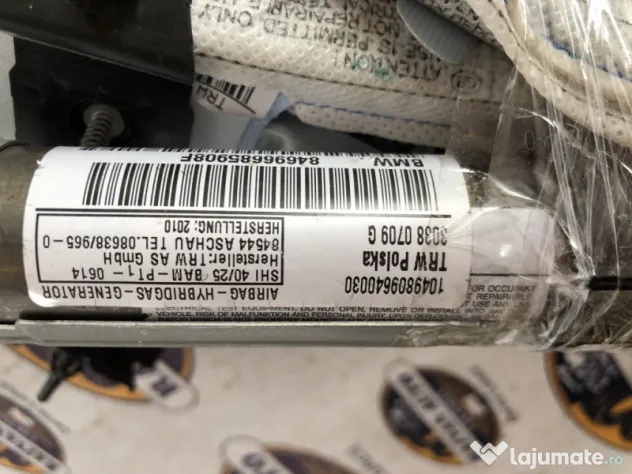 Airbag cortina stanga BMW E91 2010