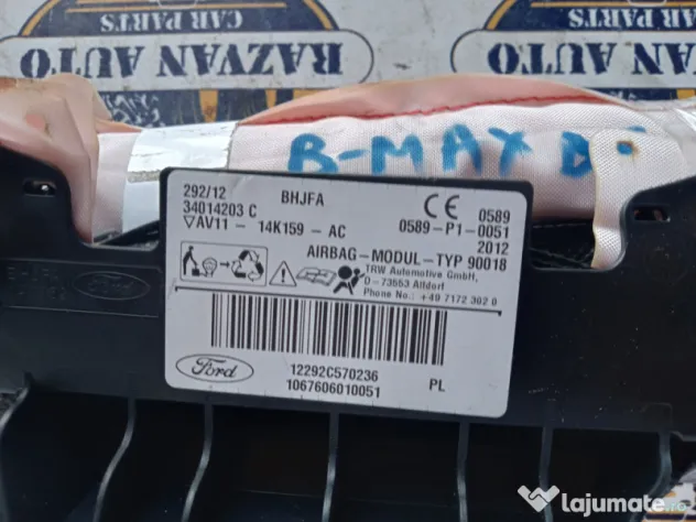 Airbag cortina dreapta Ford B-MAX 2012