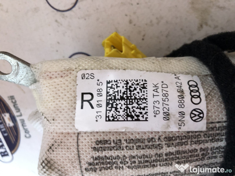 Airbag scaun dreapta fata Volkswagen Tiguan 2008