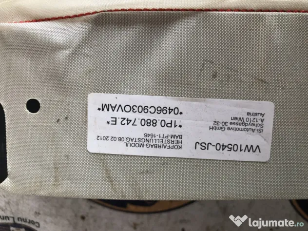 Airbag cortina dreapta Seat Leon 2012