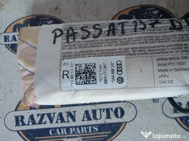 Airbag scaun dreapta fata Volkswagen Passat B7 2011