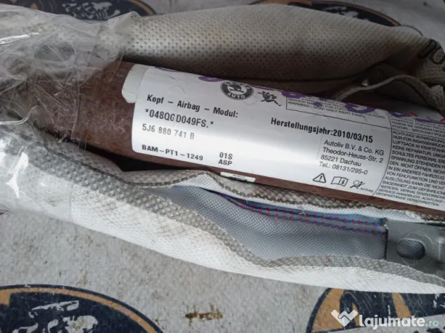 Airbag cortina stanga Skoda Fabia 2 2010