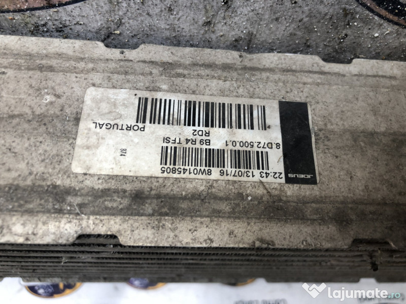Intercooler Audi A4 B9 2.0 Benzina 2016