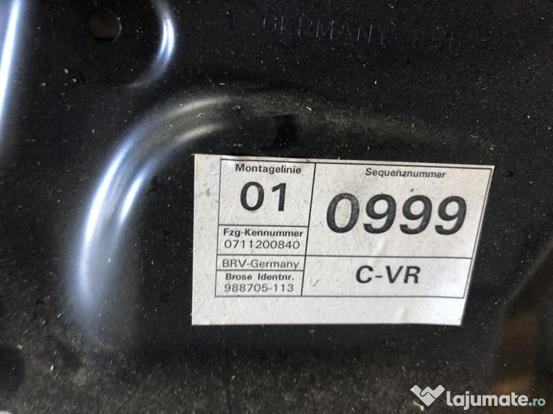 Macara geam dreapta fata Volkswagen Passat B6 2007