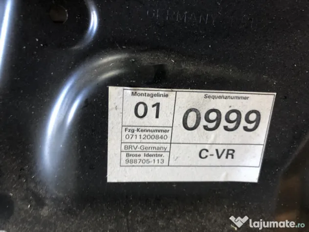 Macara geam dreapta fata Volkswagen Passat B6 2007